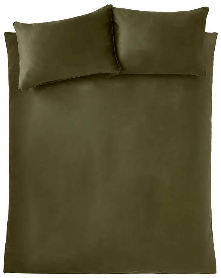 Двойно удължено спално бельо в цвят каки 230x220 cm Kingsley – Catherine Lansfield