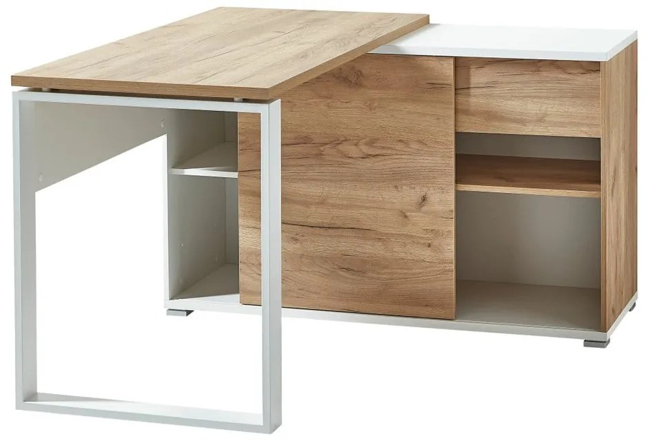 Работна маса от дъб 120x117 cm Lioni - Germania