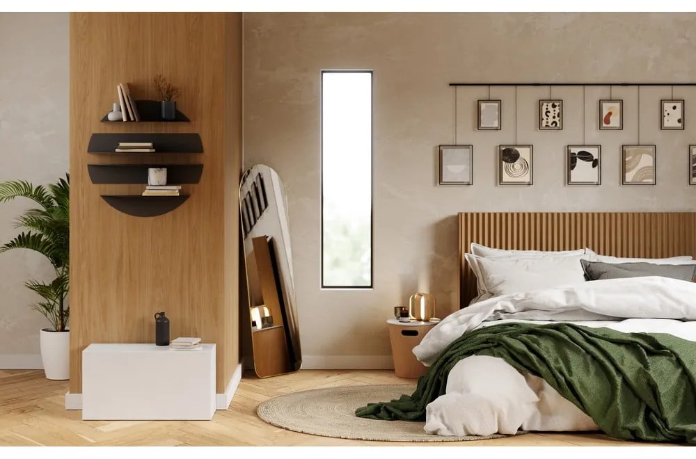 Черни метални рафтове в комплект от 4 броя 76 cm Solis - Umbra