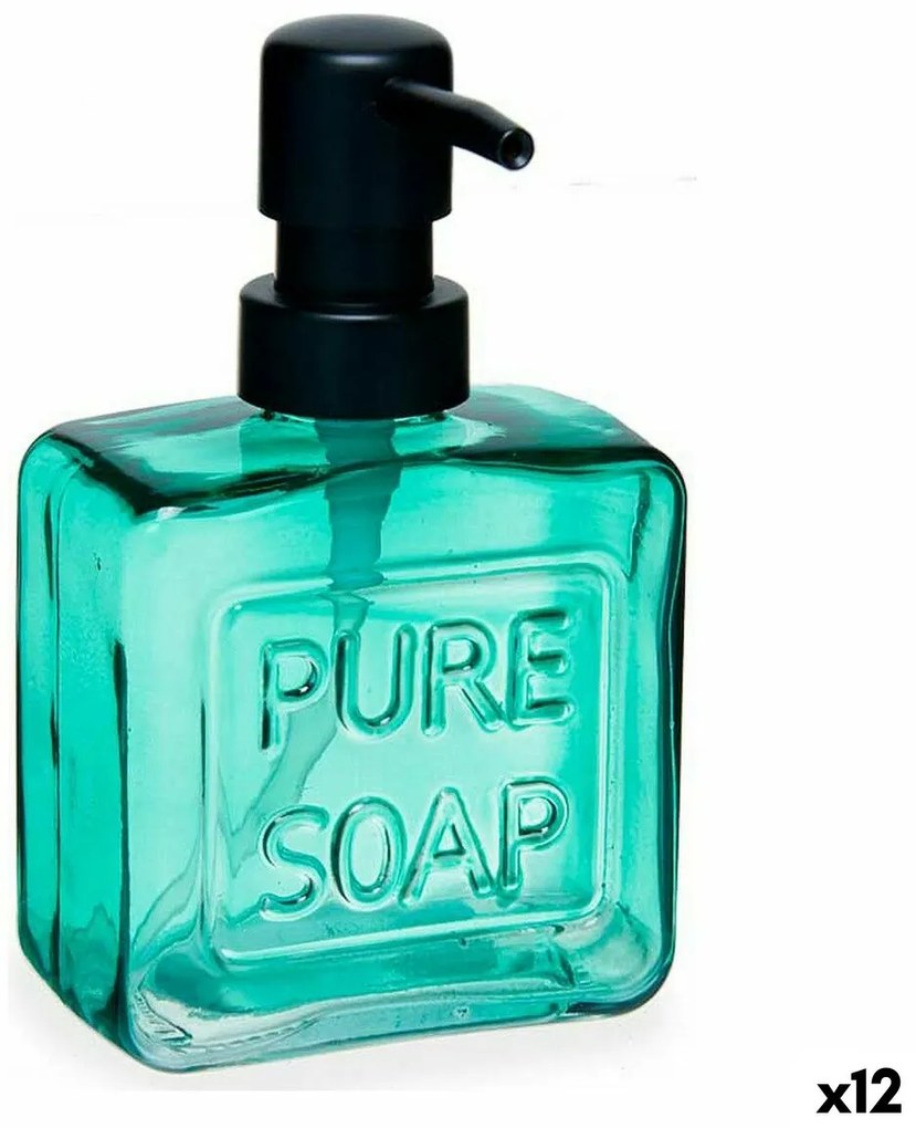 Дозатор за Сапун Pure Soap 250 ml Кристал Зелен Пластмаса (12 броя)