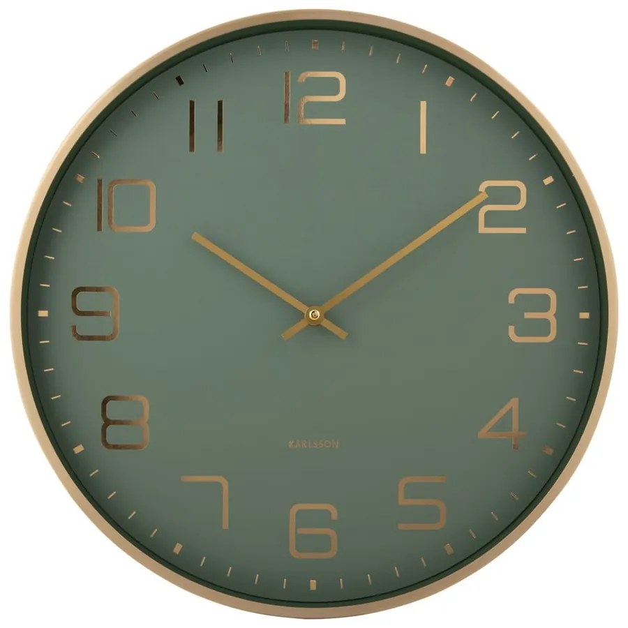 Стенен часовник ø 40 cm Elegance Glow – Karlsson