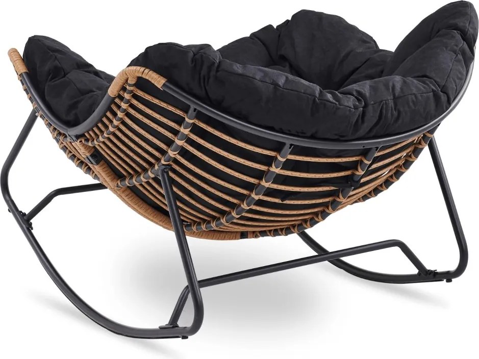 Удобен люлеещ се стол ELTON svetlosivá