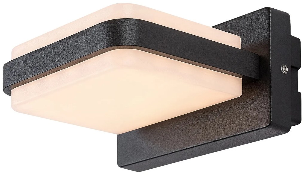 RABALUX 77061 Gendt, външен аплик, LED12W, L12,5cm, черно - 77061