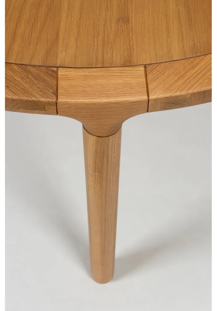 Кръгла трапезна маса в дъбов декор ø 128 cm Storm – Zuiver