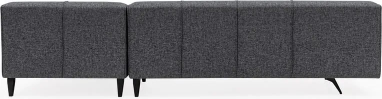 Тъмно сив ъглов диван , десен ъгъл Jivago - Artie