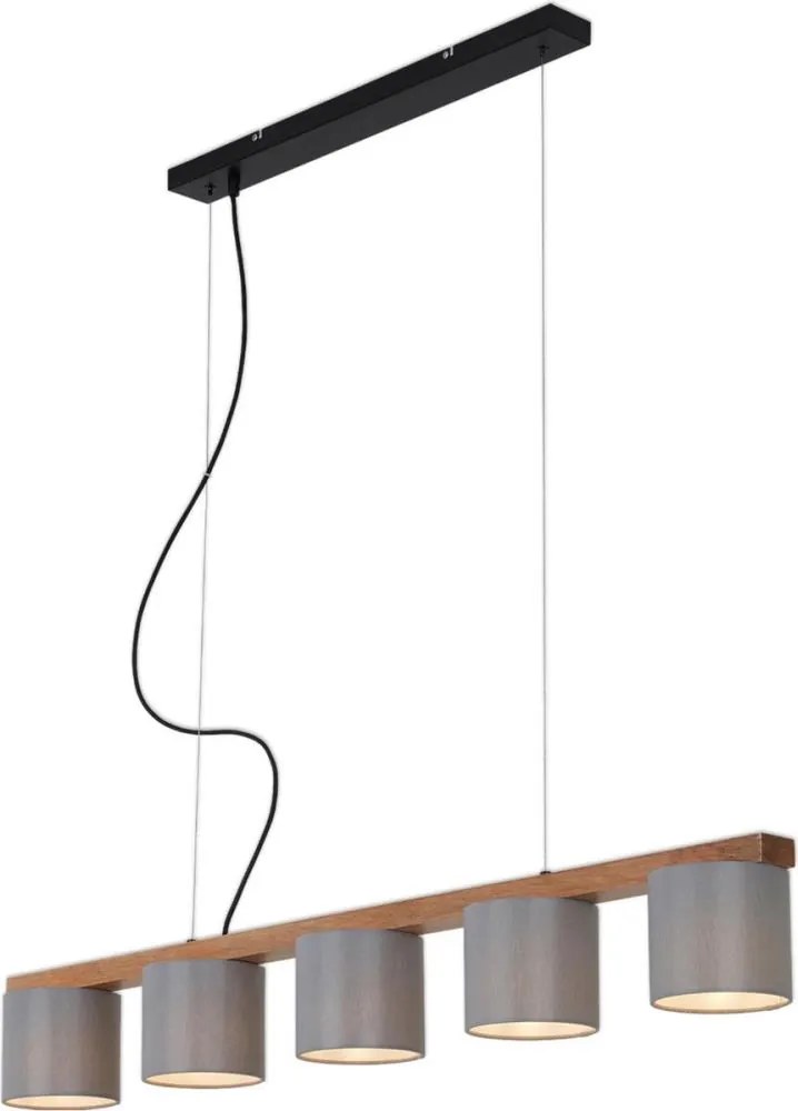 Briloner 4075-054 - Полилей на кабел RHON 5xE14/25W/230V