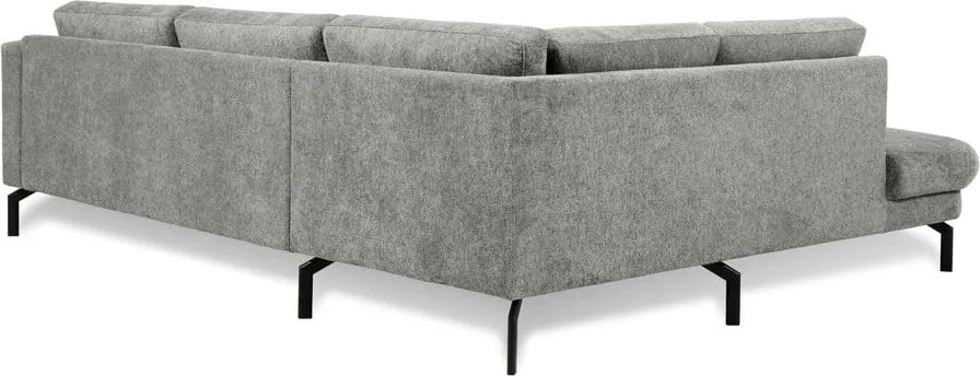 Светлосив ъглов диван (ляв ъгъл) Gomero – Scandic