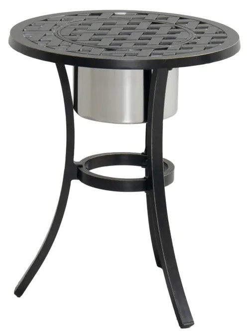 Алуминиева кръгла градинска маса за съхранение ø 54,5 cm Rosario – Hartman