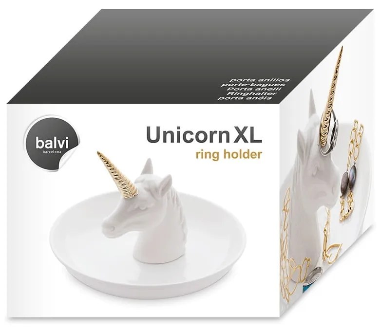 Порцеланова стойка за бижута Unicorn - Balvi