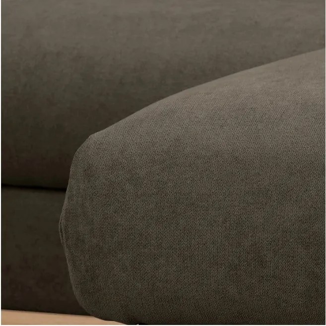 Кафяв ъглов диван (десен ъгъл) Beata - Ropez