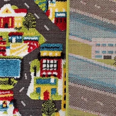 Сензорен детски килим с градски мотиви Широчина: 100 см | Дължина: 150 см