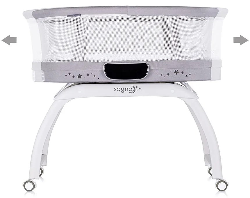 CHIPOLINO Мини кошара - кошче с LED дисплей SOGNO СИВА