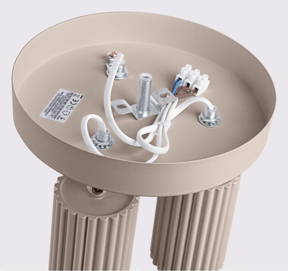 Кафяво-сив метален прожектор Gleam – Sollux