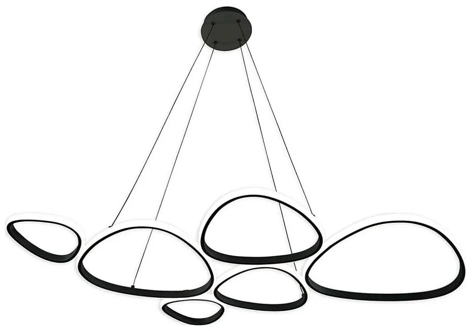 LED полилей на кабел PETRA LED/58W/230V 4000K черен