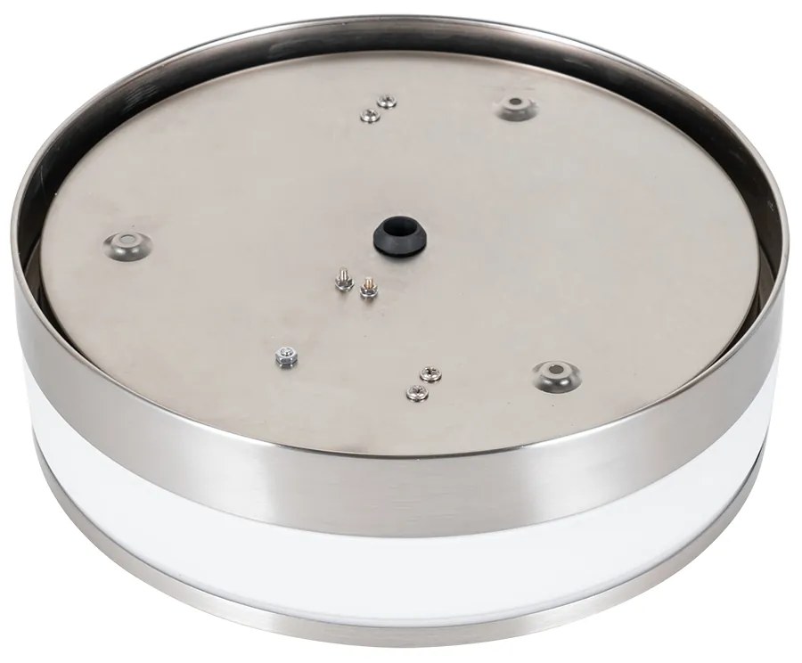 Модерна външна таванна лампа стомана 28 см IP44 - Flavi