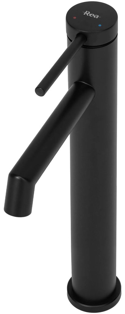 Смесител за мивка Rea Foss Black Matt High