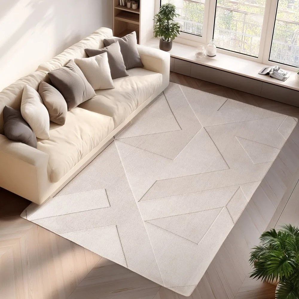 Кремав килим подходящ за пране 240x340 cm Pompei 1613 – Ayyildiz Carpets