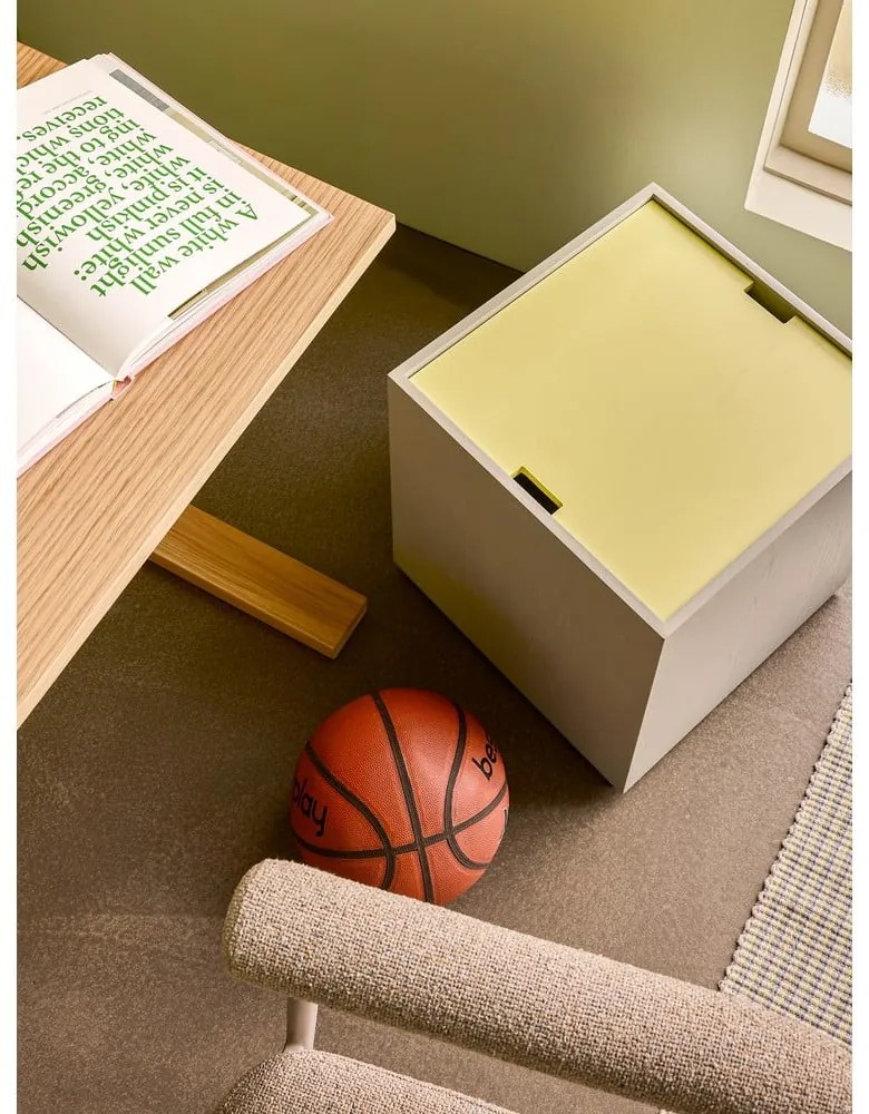 Ракла от масивен ясен в жълт и сив цвят 40x45 cm Vault – Hübsch