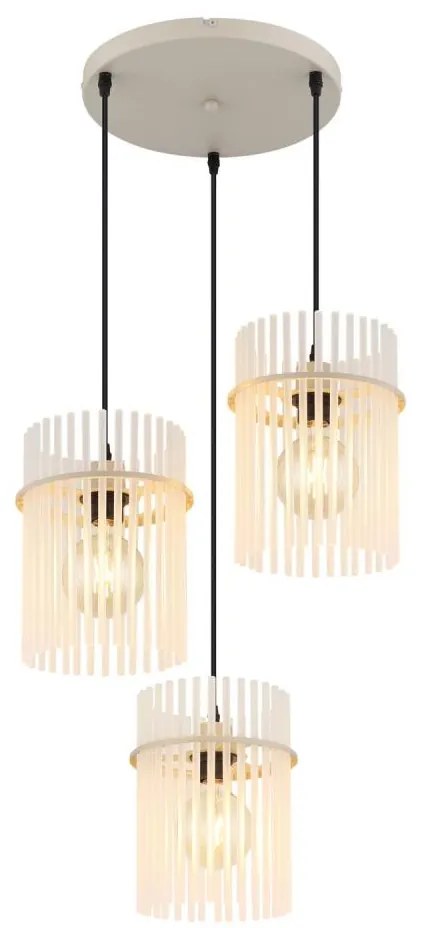 Globo 15698-3HRB - Полилей на кабел GORLEY 3xE27/60W/230V