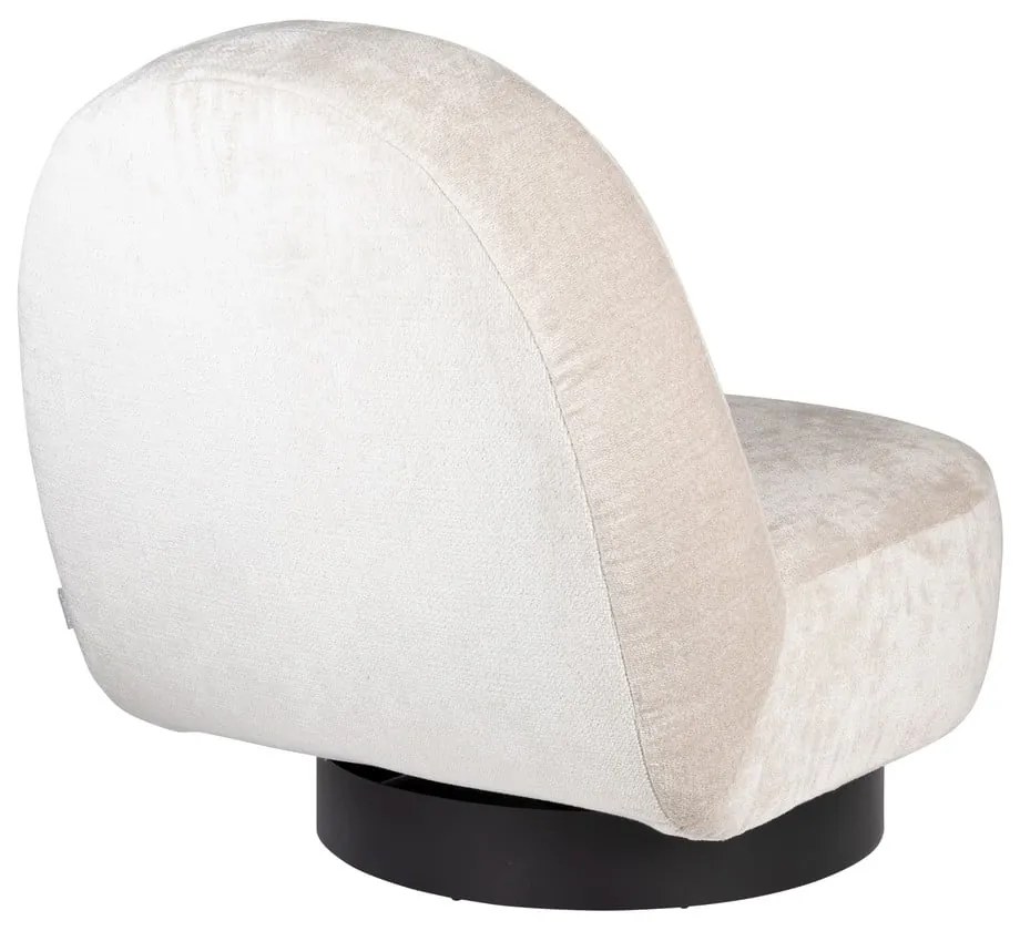 Кремаво кадифено кресло Eden - Zuiver