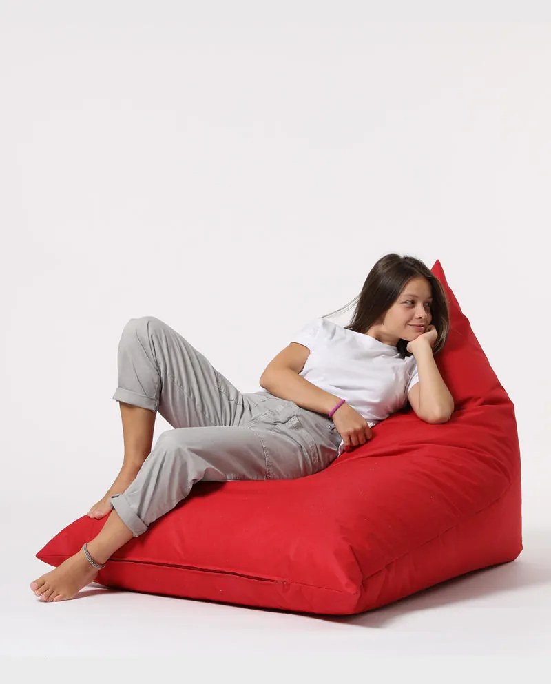 Градински пуф Pyramid Big Bed Pouf, цвят Червен