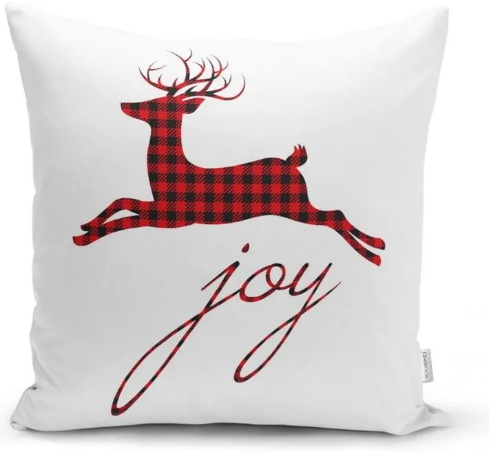 Комплект от 4 коледни калъфки за възглавници и покривка за маса Christmas Tartan - Minimalist Cushion Covers