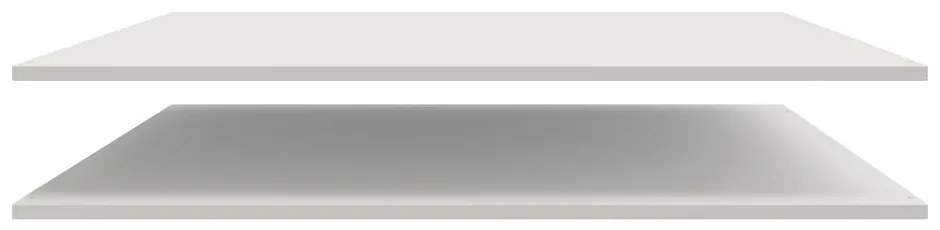 Светлосив допълнителнa рафтовa 2 бр. от масивен бор Mees – WOOOD