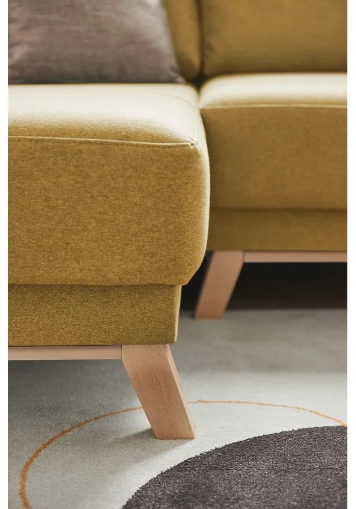 Жълт променлив диван ъглов диван Pop - Bonami Selection