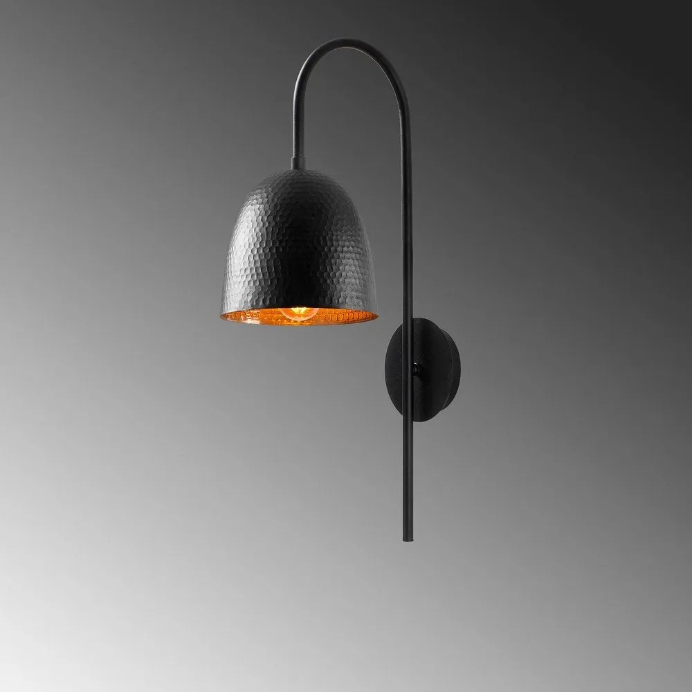 Черна стенна лампа Tattoo – Opviq lights