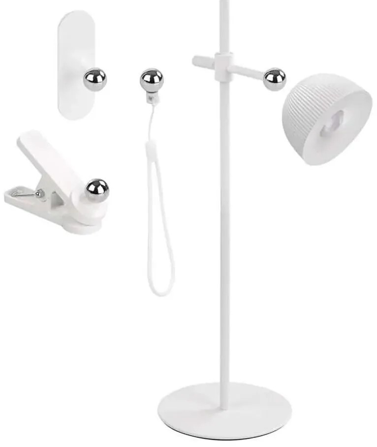 LED регулируема магнитна настолна лампа 4в1, 4,2W, 4000K, бяла