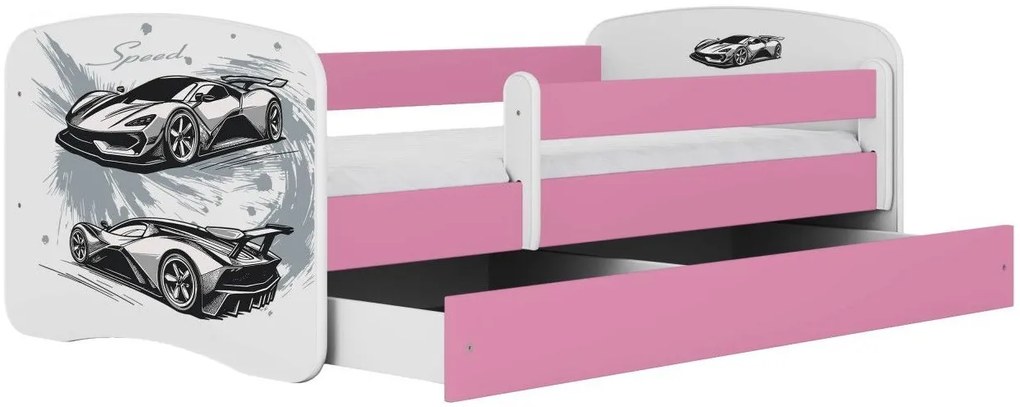 Детско легло Babydreams Cartoon-Roz-180 x 80-Auto