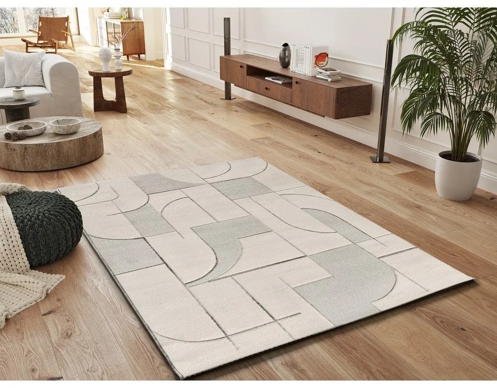 Кремав килим 120x170 cm Lena – Universal