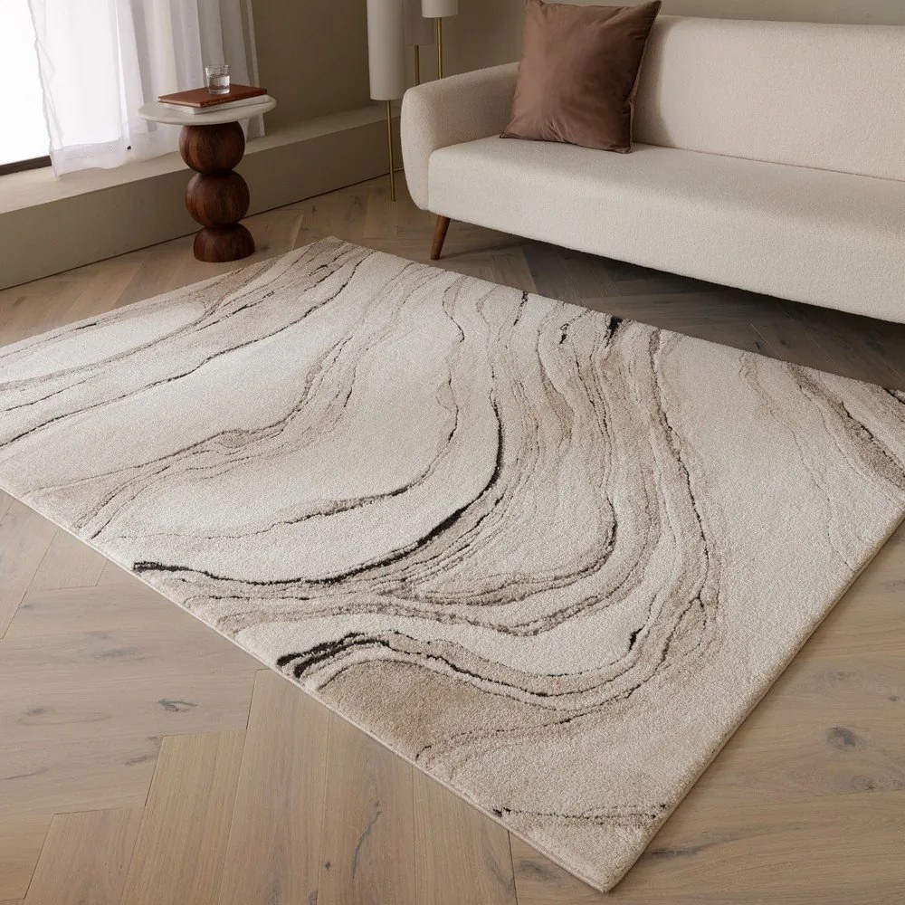 Бежов килим 80x150 cm Mirage Quartz – Asiatic Carpets