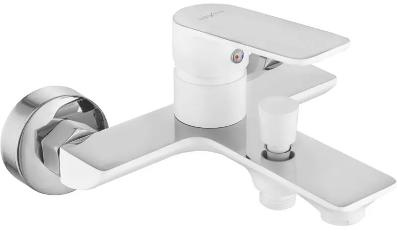 Mexen Alfa смесител за вана, бял/хром - 745730-02