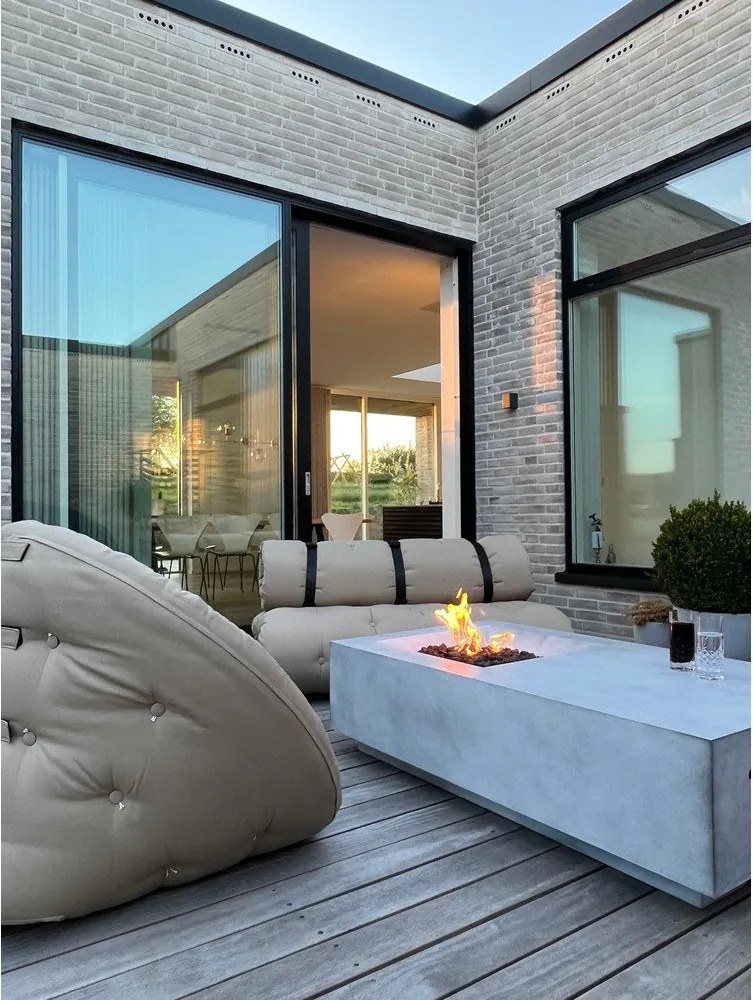 Design OUT™ Nido бял външен фотьойл Out Niddo - Karup Design