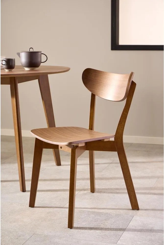 Кафяв трапезен стол Roxby – Actona