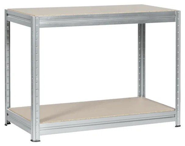 Метален стелаж MEGA 87x120x60 см&#44 до 600 кг на рафт - цинк