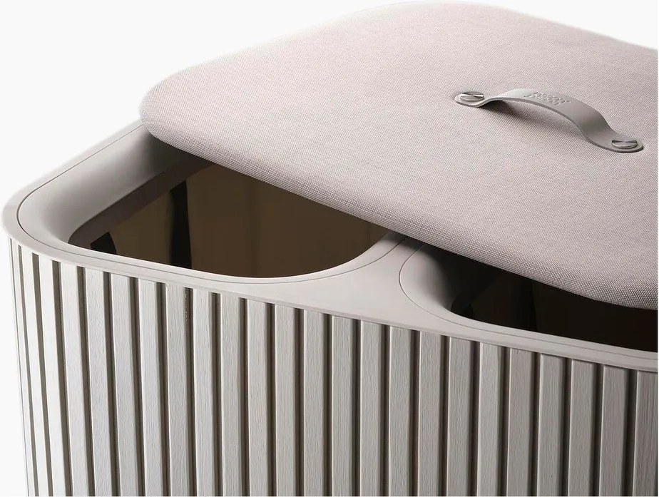 Бежов бамбуков кош за пране 2x45 l Tota Luxe – Joseph Joseph