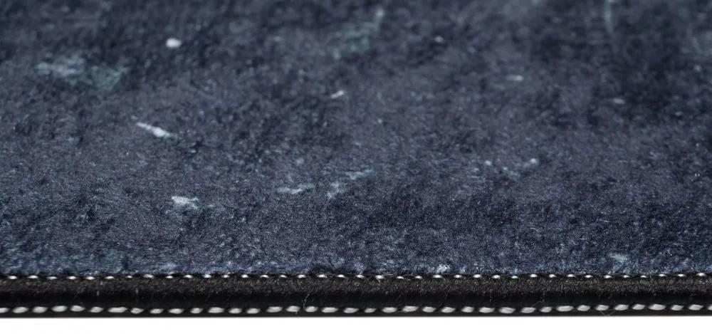 Тъмно модерен килим с абстрактен модел Ширина: 80 см | Дължина: 200 см