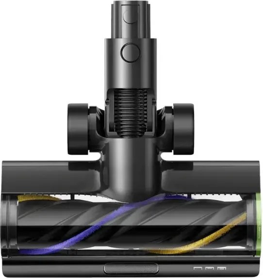 Вертикална прахосмукачка Dreame Essential V30 VVV17B, 880W, 30000 Pa, 90 мин, 0.6 л, HEPA H14, OmniX™ 2.0, Разпознаване на замърсявания, Сгъваема, Черен/бронз