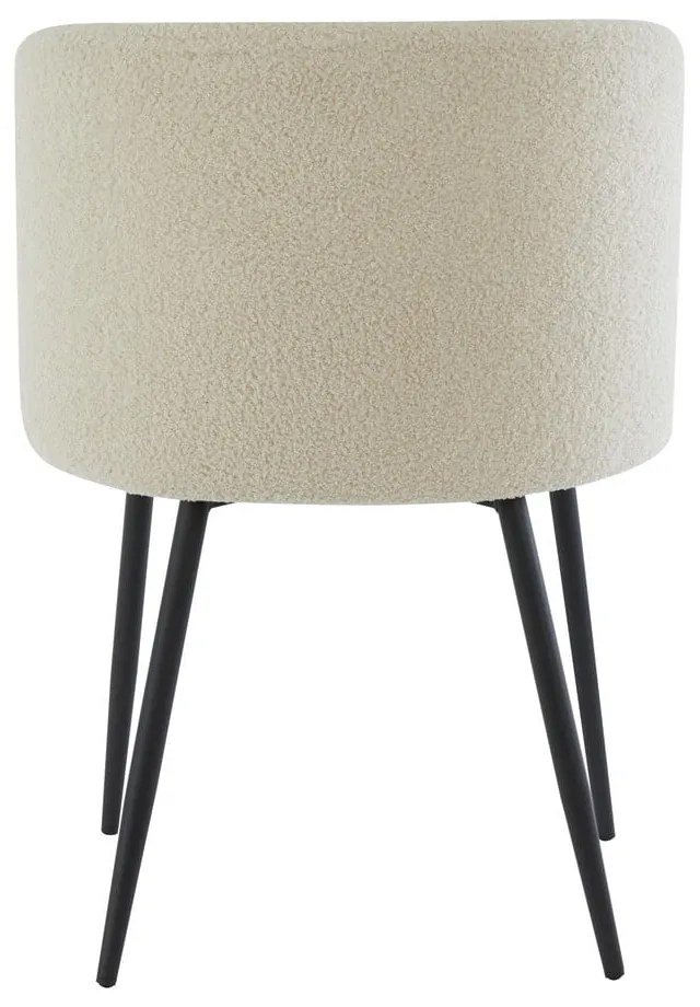 Бежов тапициран трапезен стол Elyna – Light &amp; Living