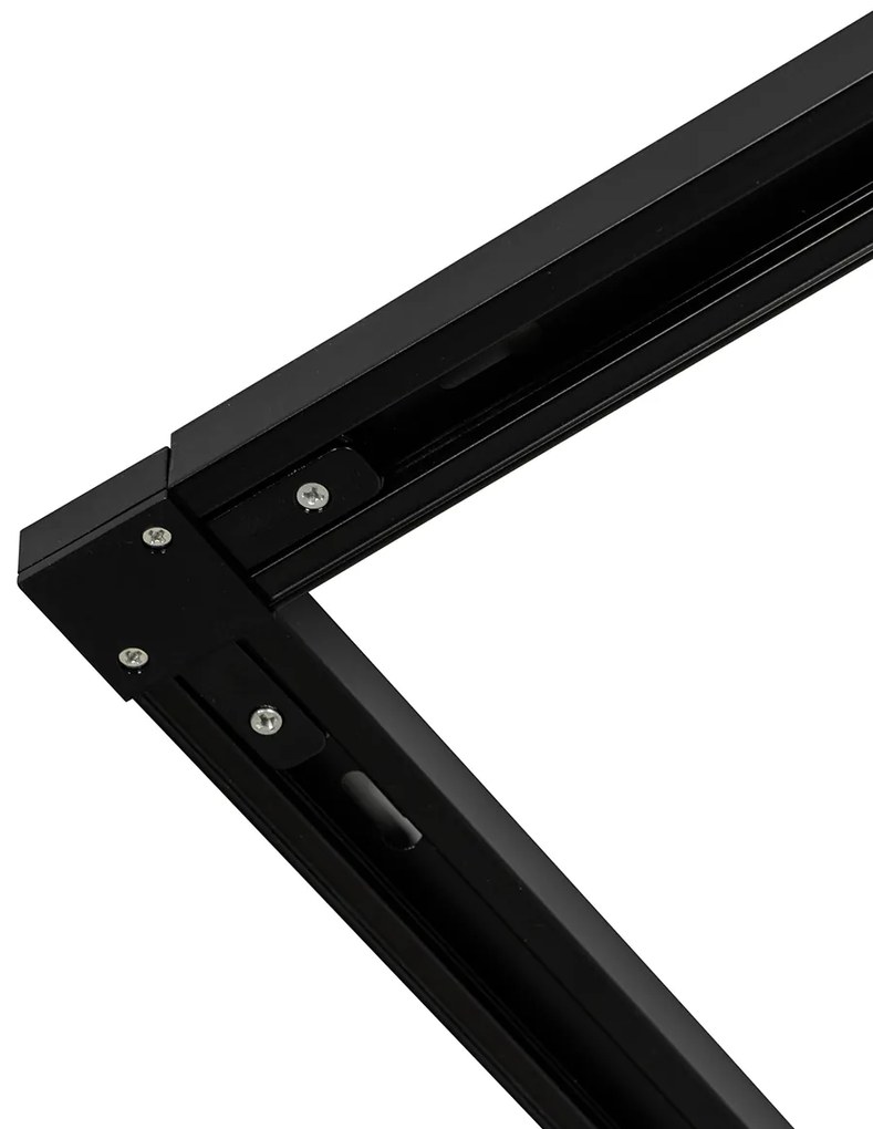 Модерна 1-фазова релсова система 5-светлина черна със злато - Gissi