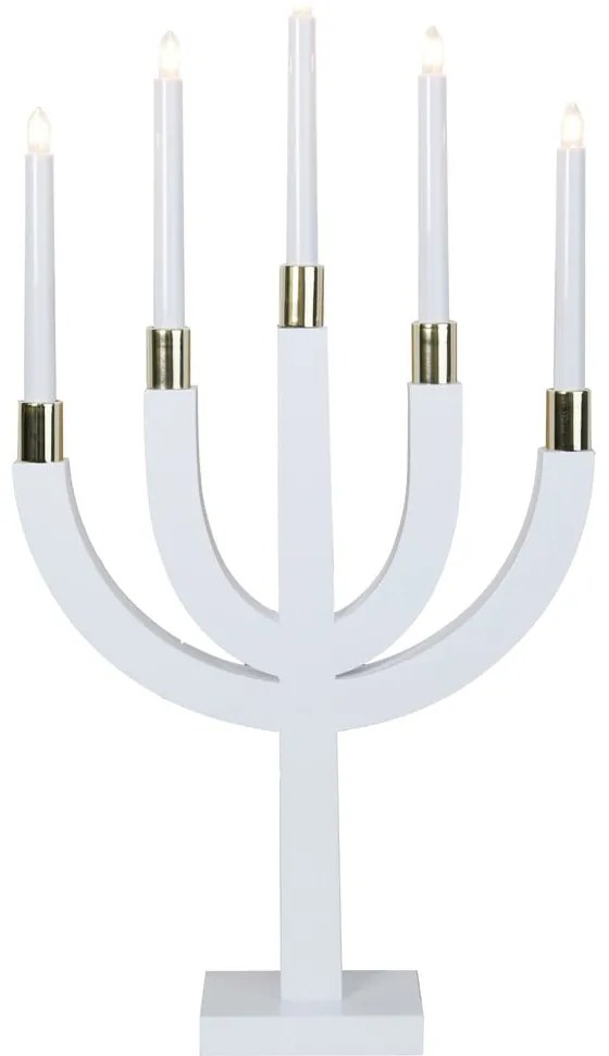 Бяла коледна светлинна украса Elias – Star Trading