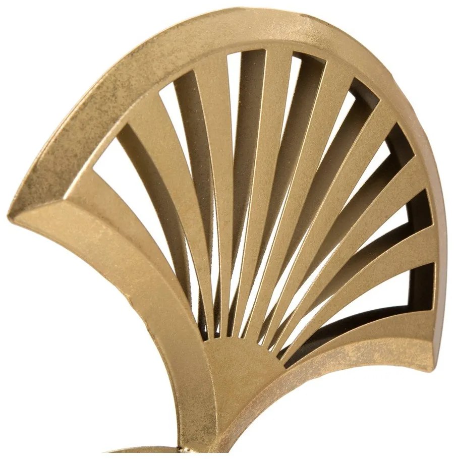 Метална статуетка в златна декорация Triple Leaf - Mauro Ferretti