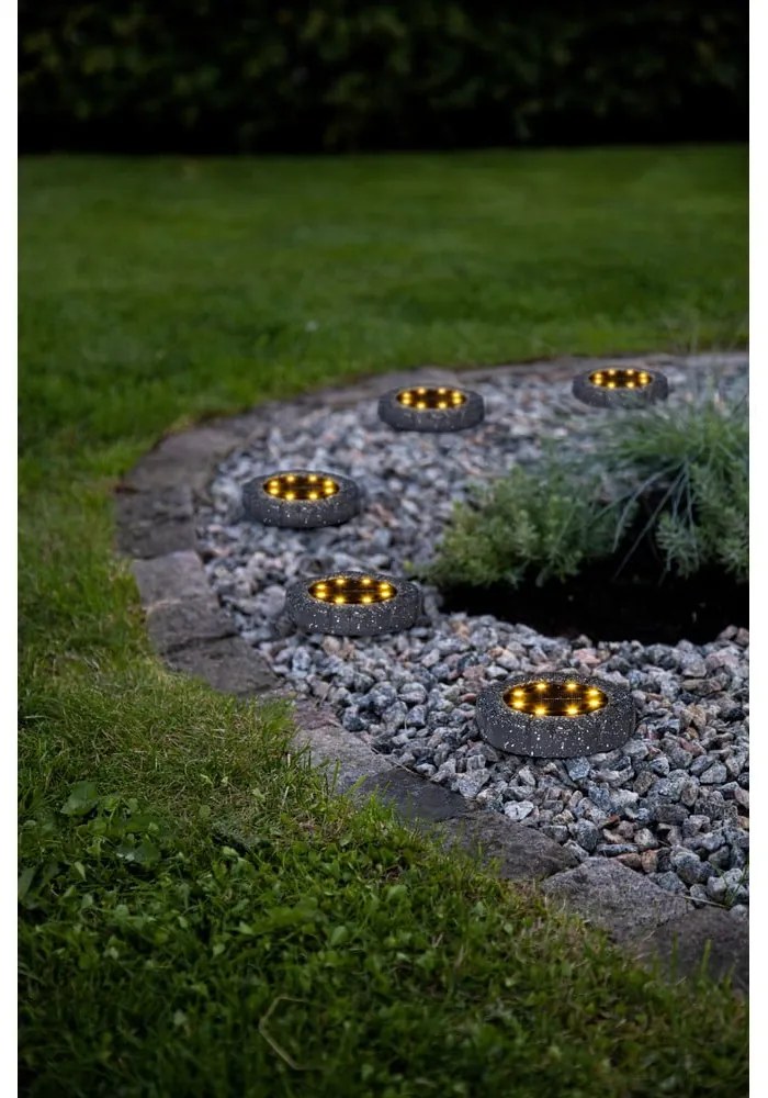 Комплект от 2 външни слънчеви LED лампи, ø 11 cm Lawnlight - Star Trading