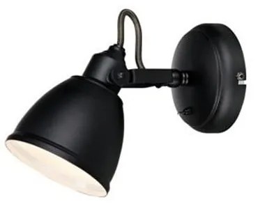 Черна стенна лампа Fjallbacka Fjällbacka - Markslöjd