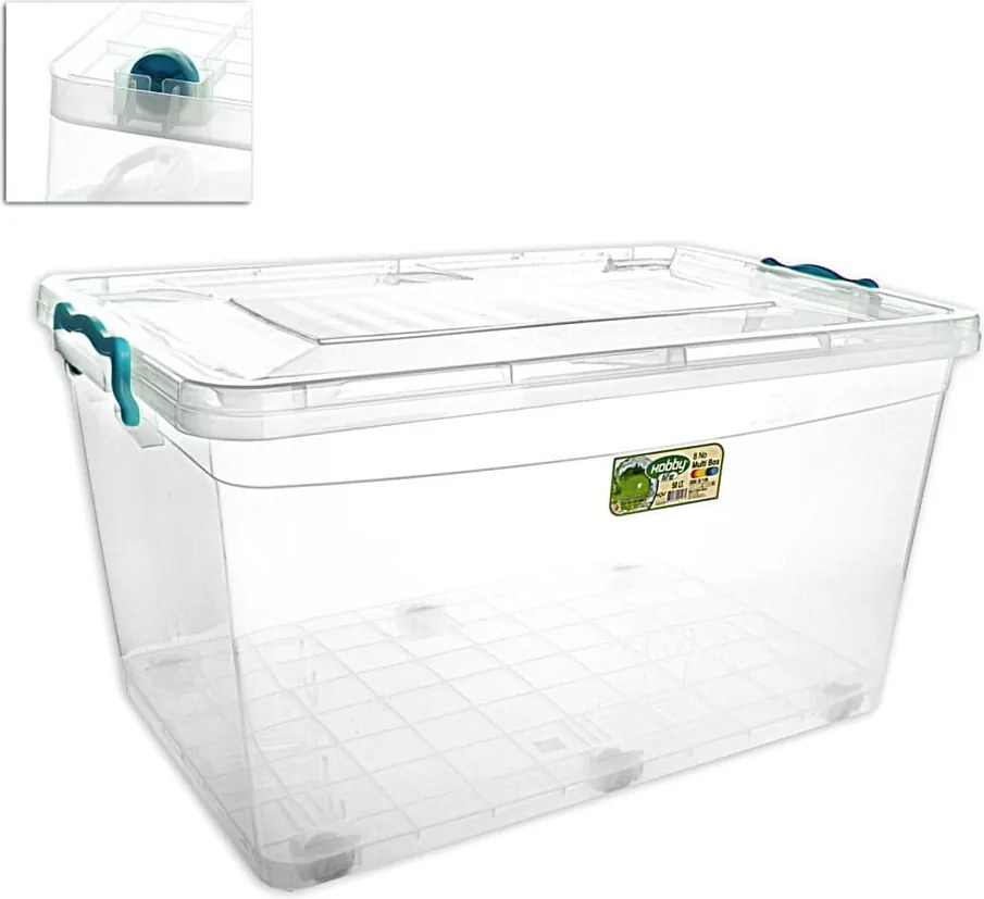 Кутия за съхранение с колелца , 50 л - Orion