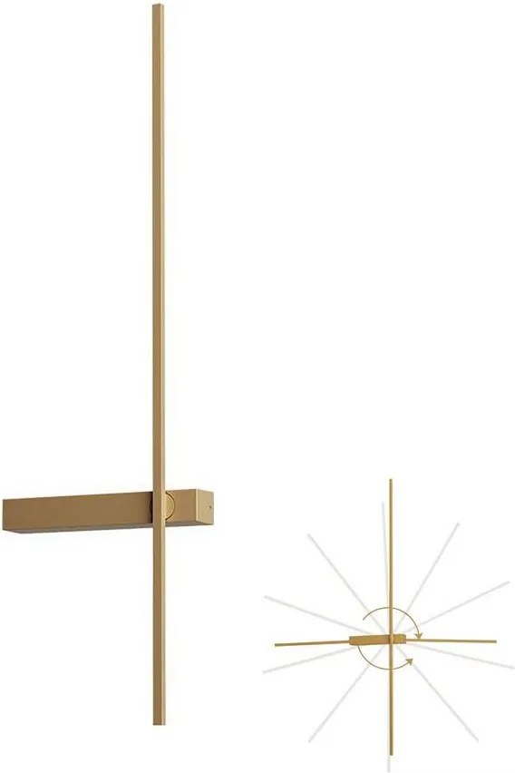 Redo 01-4672 - Настенно осветително тяло TANGENT LED/6W/230V CRI 90 златно