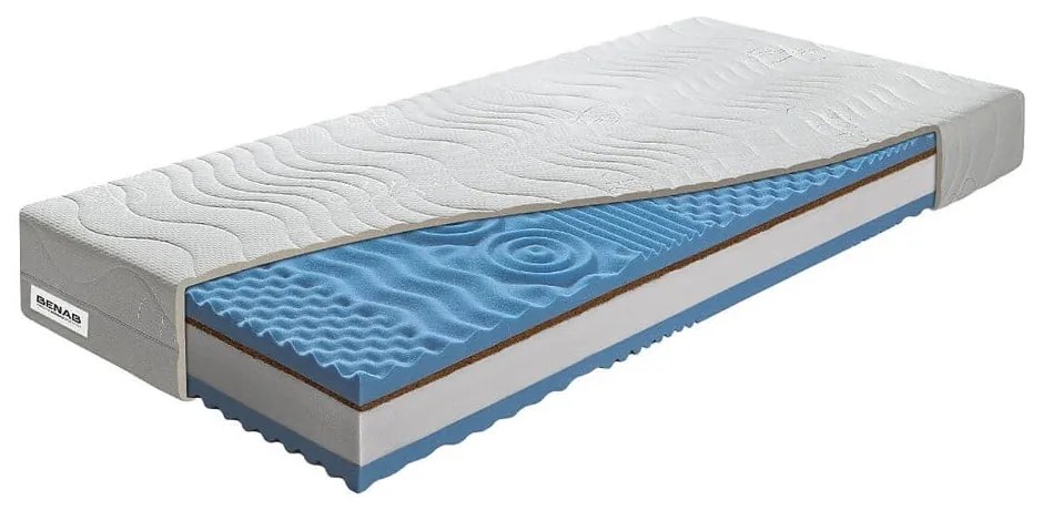Двустранен матрак от средна/изключително твърда пяна 90x200 cm BonLife HARD - BENAB