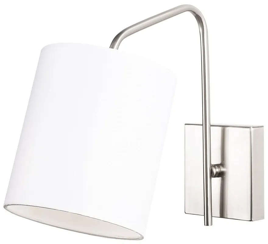 Бяла и сребърна стенна лампа Ve – Opviq lights